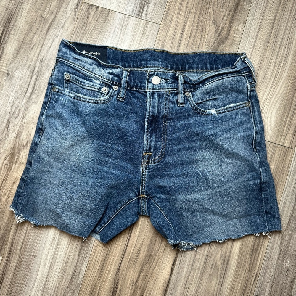 Abercrombie & Fitch Blue Denim Jean Shorts